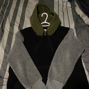 Fuzzy Sherpa Style American Eagle Sweater